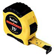 Tape Measure, CenterPoint, 25'U.S.Tape